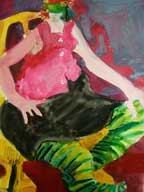 Woman in Yellow Chair